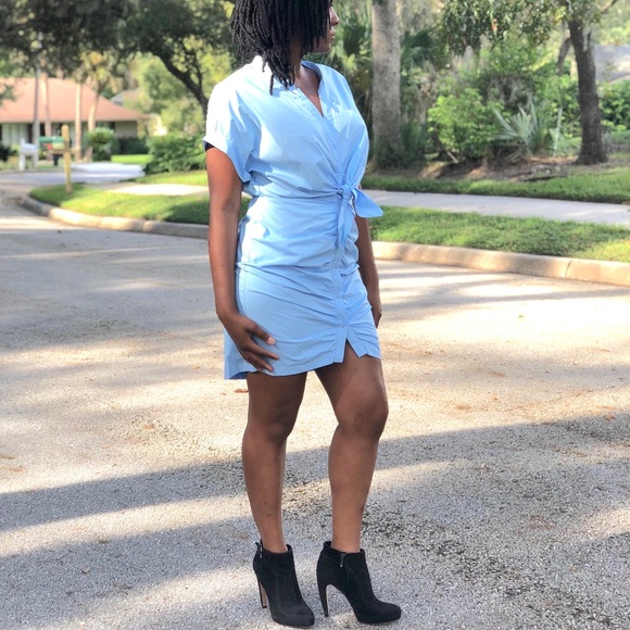 Dresses & Skirts - Sexy blue cinch Dress Dresses & Skirts - Sexy blue cinch Dress